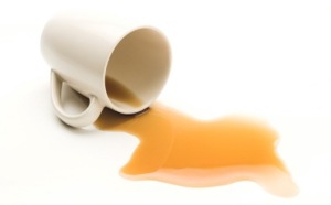 spilled