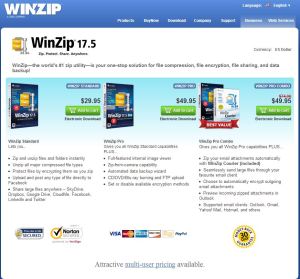 WinZip Interstitial Page