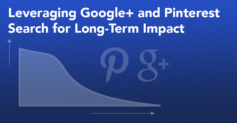 Leveraging Google+ and Pinterest Search for Long-Term Impact