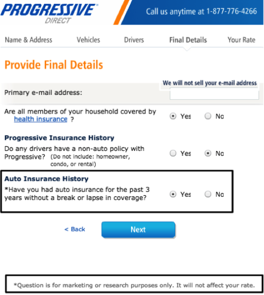 Progressive Auto Quote Online The Impact Of Site Experience On Brand Perception, Conversion, And Loyalty:  Findings From An Auto Insurance Benchmark Study - Business 2 Community