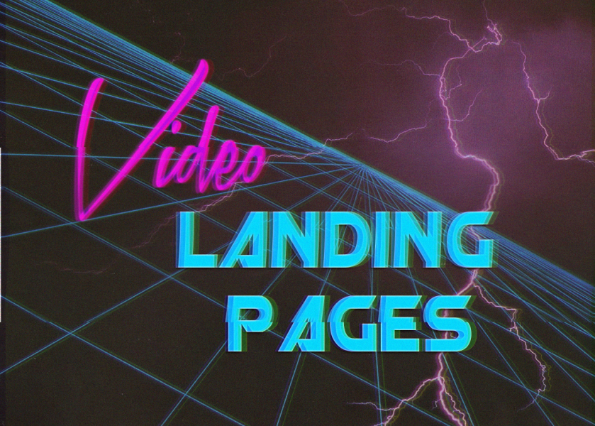 Video landing pages