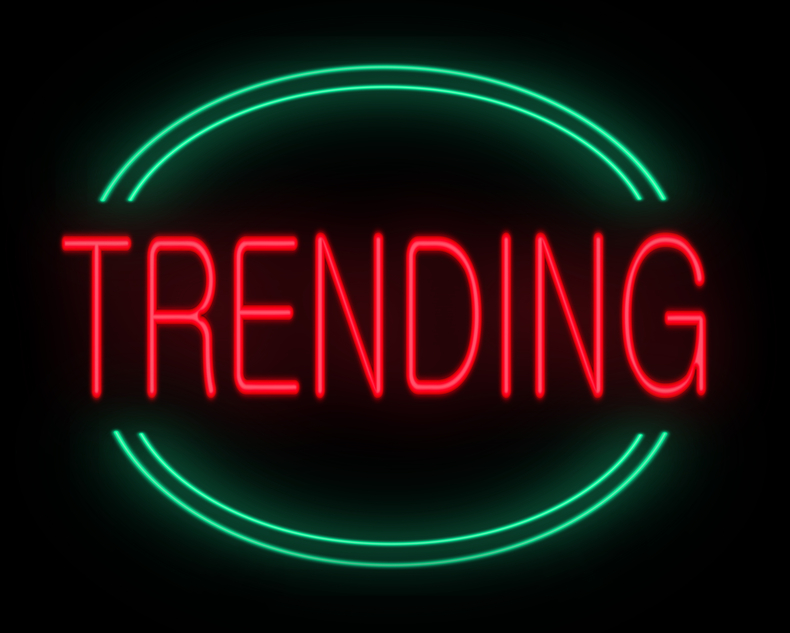 Trending concept.