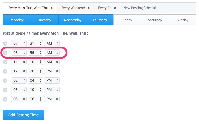 Decisive Buffer Schedule