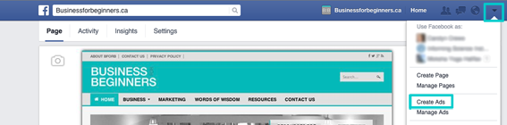 Facebook social media startup