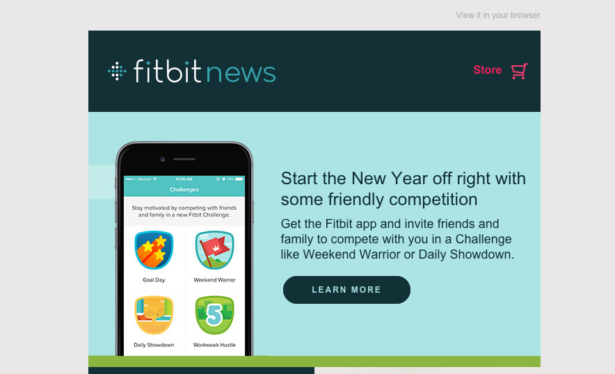 Fitbit email