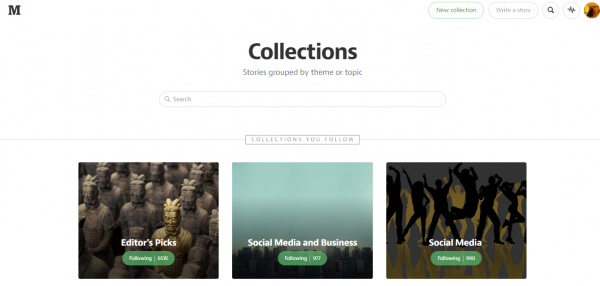 Medium for content discovery
