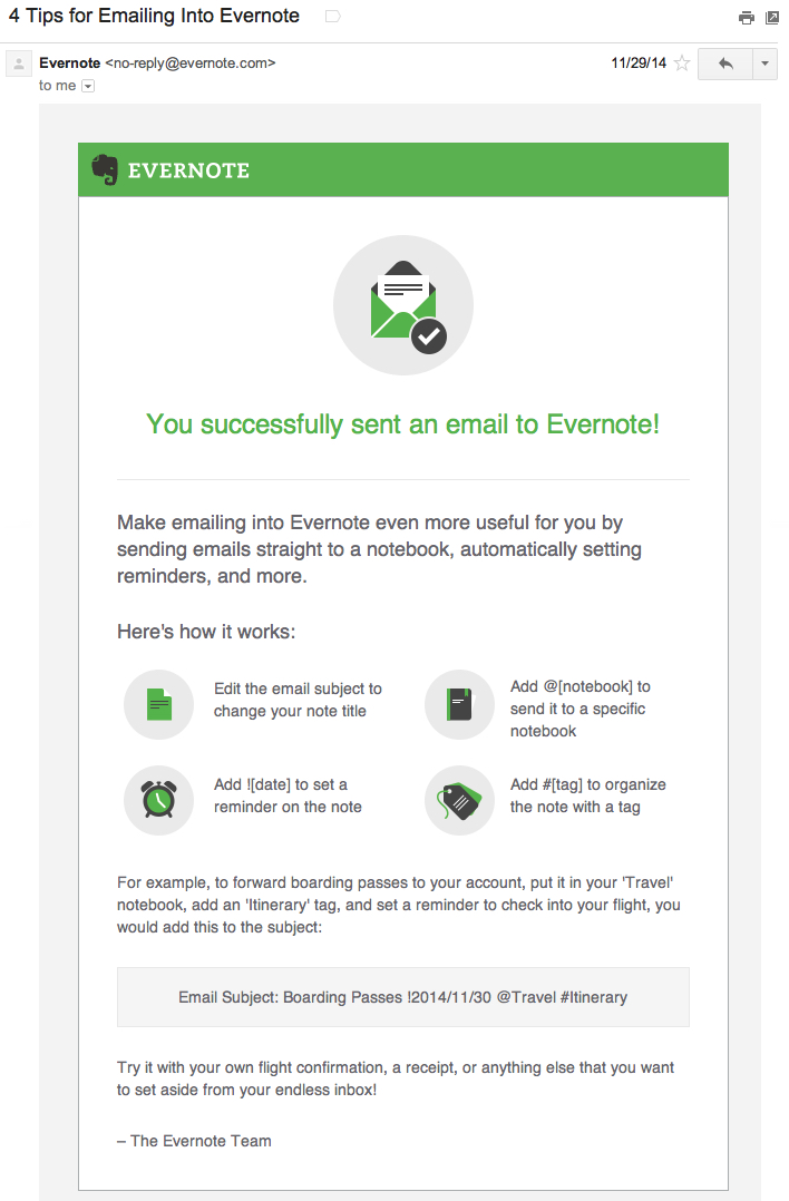 evernote onboarding