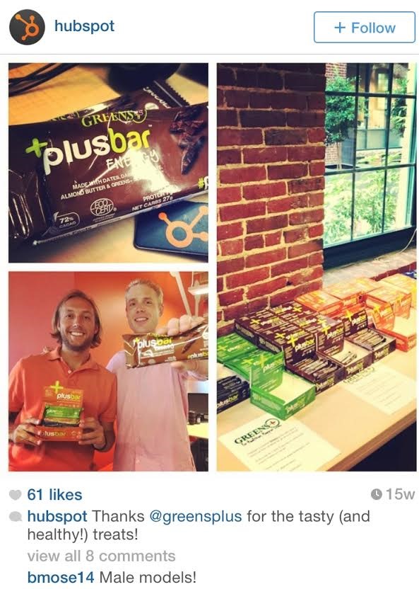 Instagram Marketing Example Hubspot