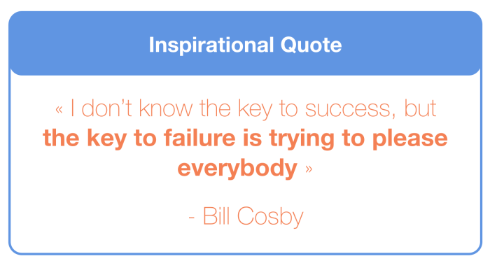 you can't please everyone failure business quote