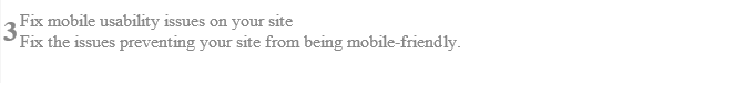 Fix mobile issues wit your site webmaster tools google 