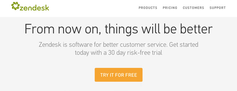 Zendesk is software for better customer service.