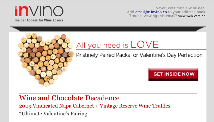 Emails We Love, Just in Time for Valentine