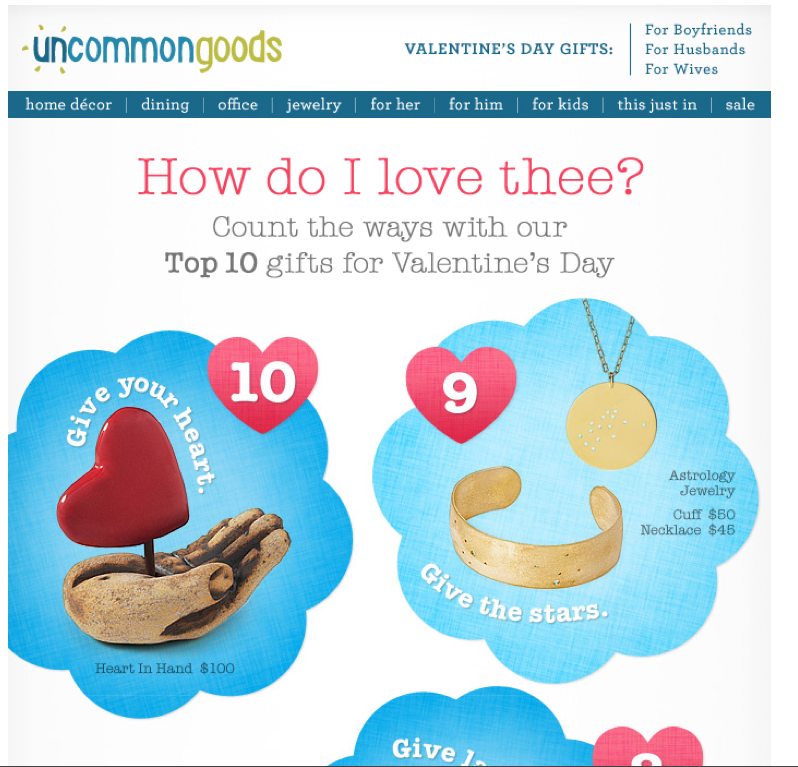 Emails We Love, Just in Time for Valentine