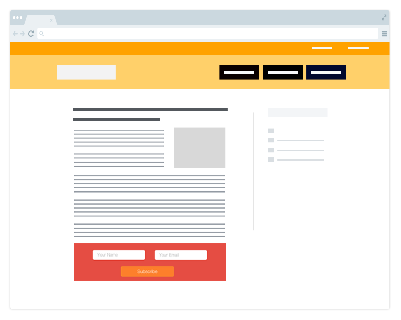 Blogpost Optin for Lead Generation