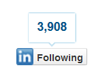 LinkedIn follow icon