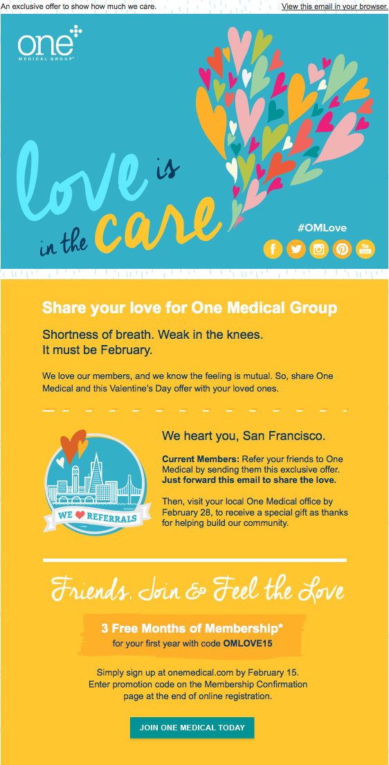 Emails We Love, Just in Time for Valentine