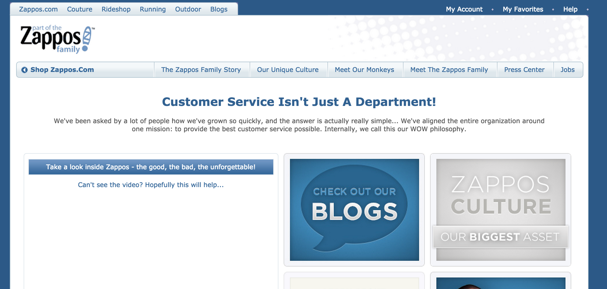 Zappos Mission