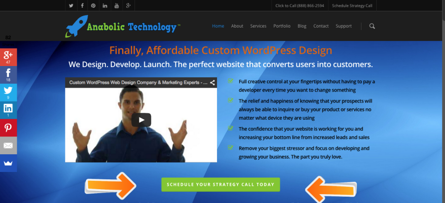 Responsive WordPress Design Desktop