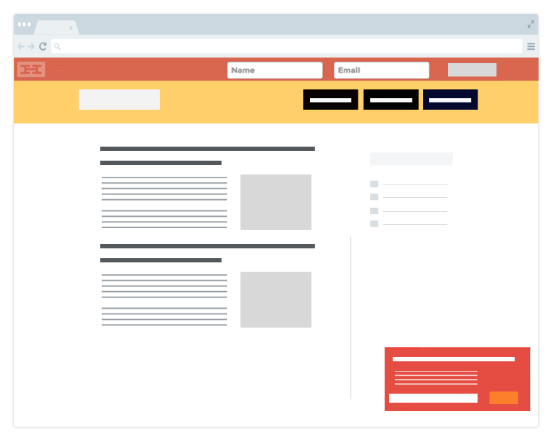 SlideIn Popup for Lead Generation