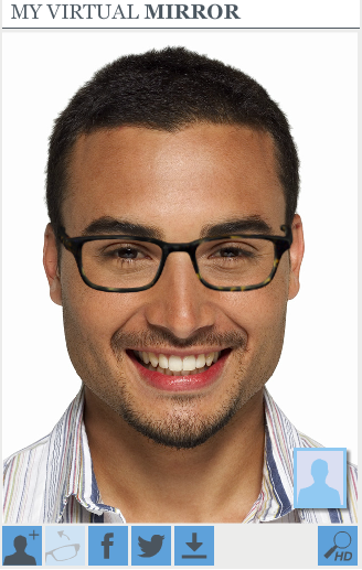 Warby Parker Virtual Mirror