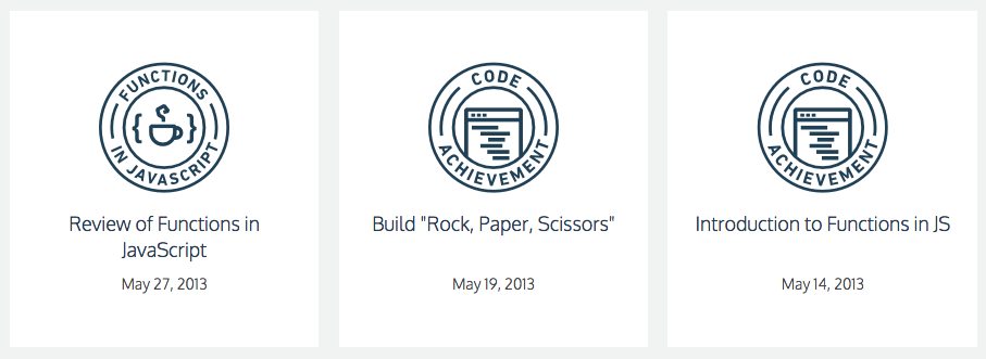 code academy badges