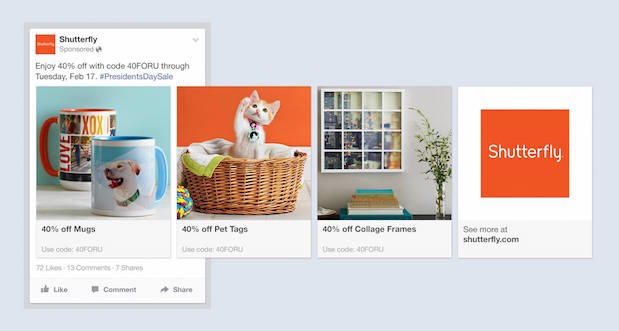 Facebook Launches Product Ads
