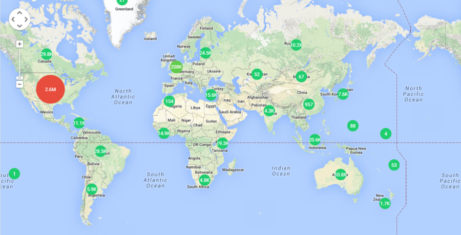 super bowl world map