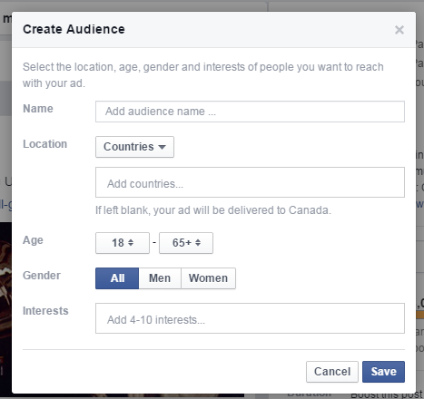 09 Boost Post Create Audience