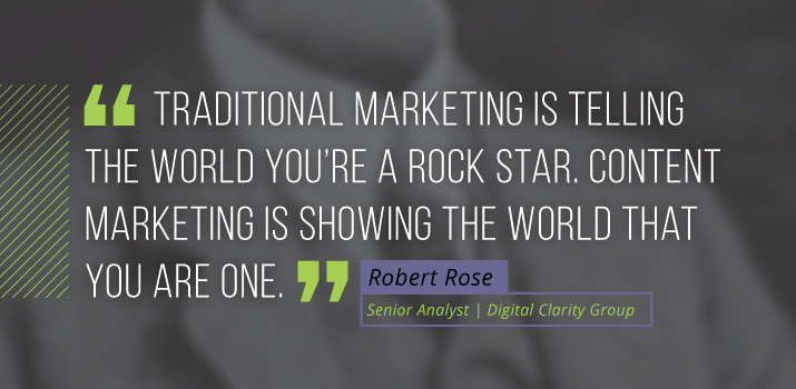 Traditional marketing vs content marketing