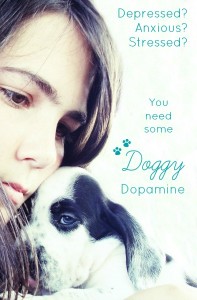 An advertisment for Doggy Dopamine.