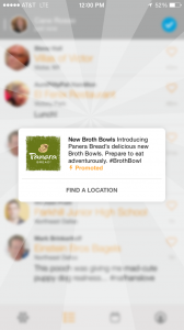 When our PR Engagement Manager checked in to popular pizza restaurant Cane Rosso on Swarm, she was targeted in a geofence by another doughy competitor.