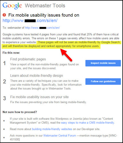 Google-Mobile-Ranking-Penalty-Email-from-UsefulUsability