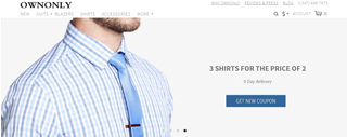 Ownonly is a site that allows users to create custom designed suits, from the comfort of their homes.