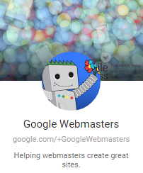 Google webmasters logo