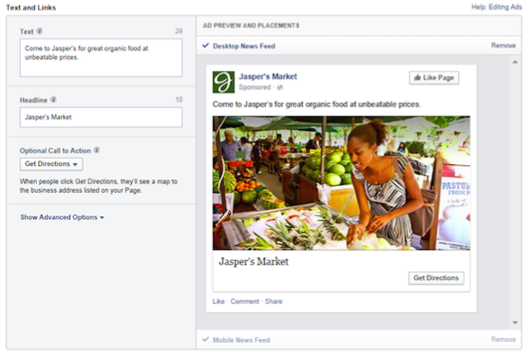 Facebook Local Awareness Ads