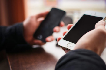 two iOS phones