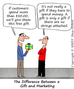 Customer Gift or Marketing