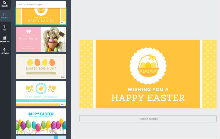 canva easter