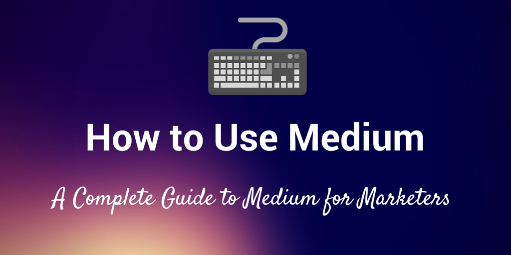 how to use medium