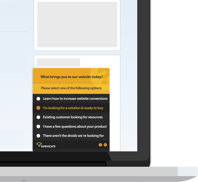 A sample survey by survicate.
