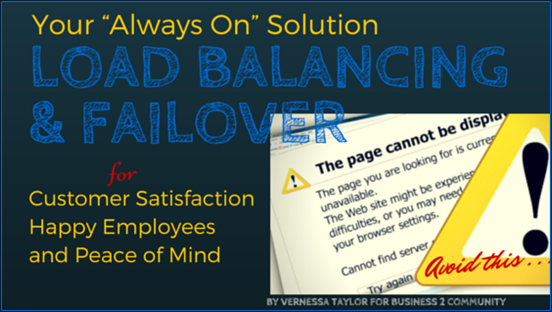 Load Balancing & Failover: Your “Always On” Solution to Customer Delight and Employee Happiness