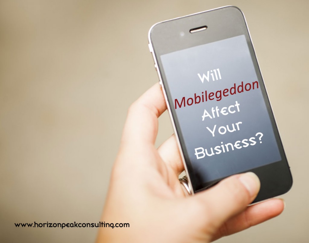 Smartphone - Will Mobilegeddon affect your business?