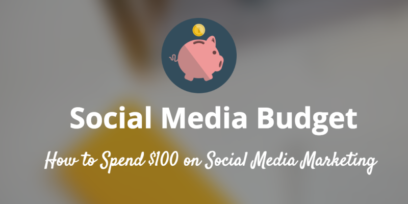 social media budget