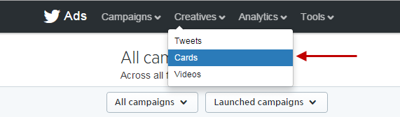 Twitter ads create new card