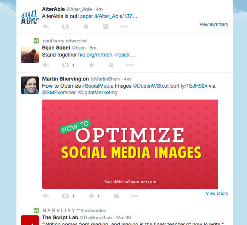twitter stream image