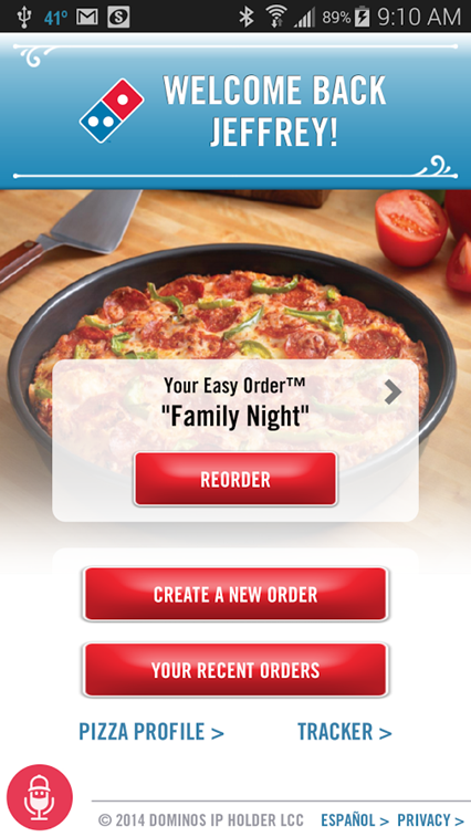 Dominos Mobile App