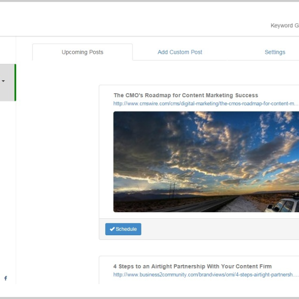 DrumUp social media automation