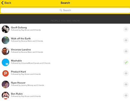 Add to your network by searching for other Twitter users or those similar to your connections, which Meerkat lists for you susangilbert.com 