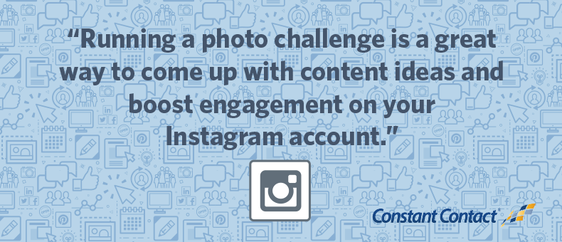 Instagram photo challenge constant contact