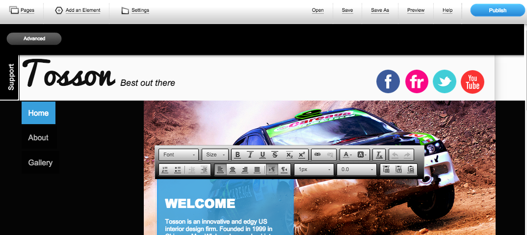IMCreator Website Builder